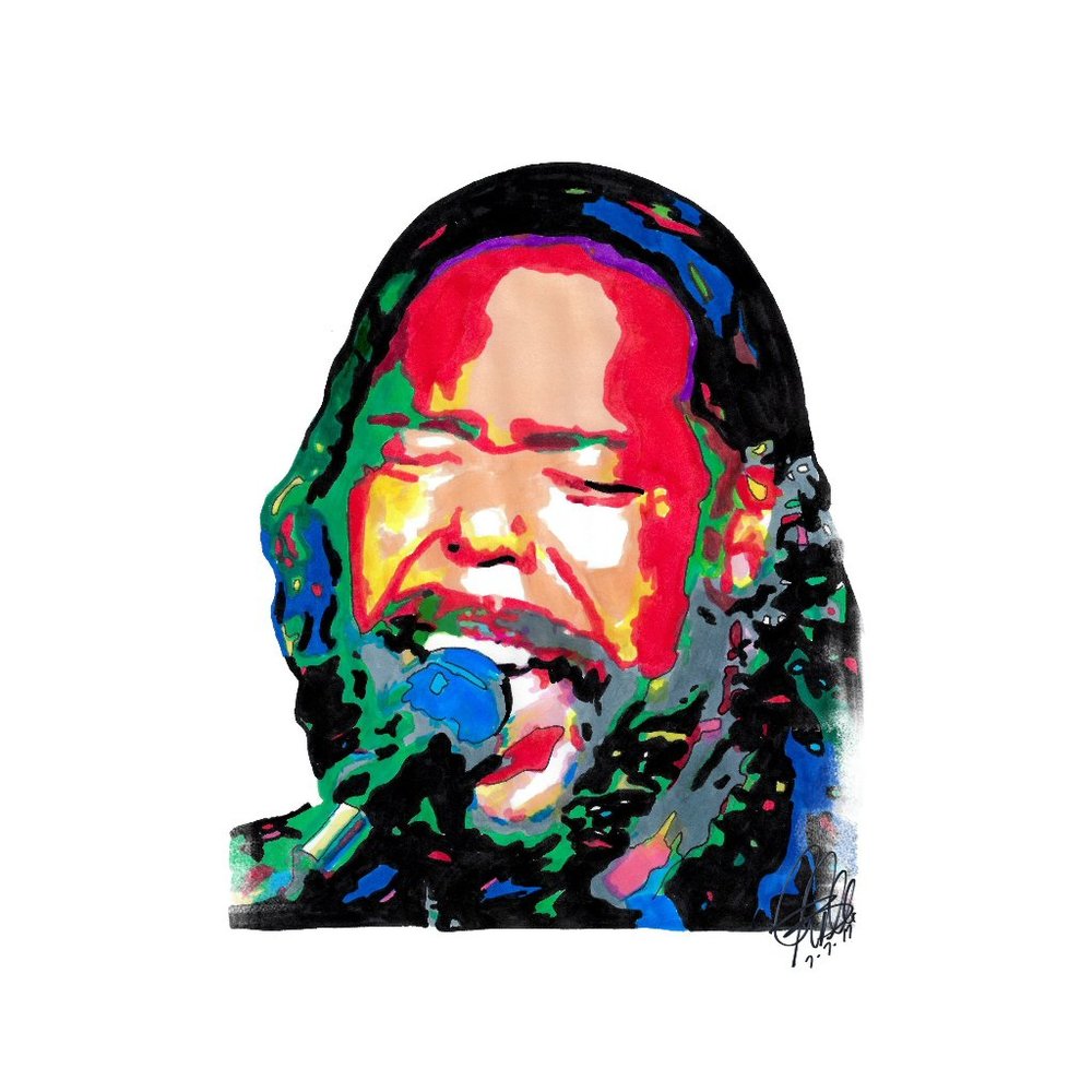 Barry White Singer Soul Music Poster Print Wall Art 11x17